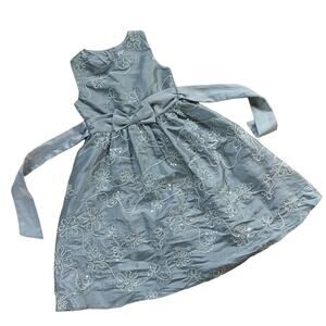 Rare, Too! Silver / Gray Special Occasion Party Dress 6Y